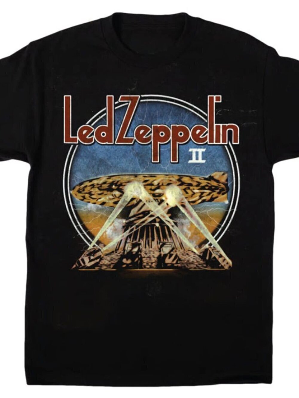 Led Zeppelin Unisex T-Shirt LZII Searchlights T Shirt